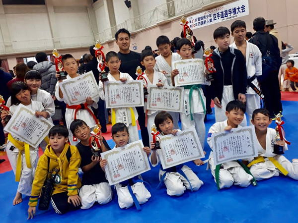 正道会館愛媛県少年空手道選手権大会(2018年11月25日)