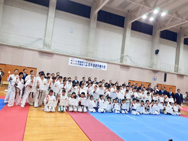 正道会館愛媛県少年空手道選手権大会(2018年11月25日)