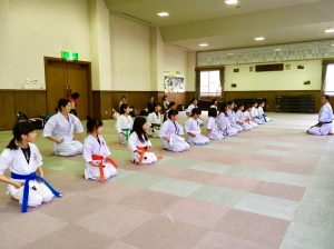 女子部合同稽古（2017年4月8日）