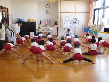 福角保育園空手体験会（2016年11月7日）