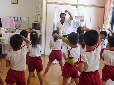 福角保育園空手体験会（2016年11月7日）