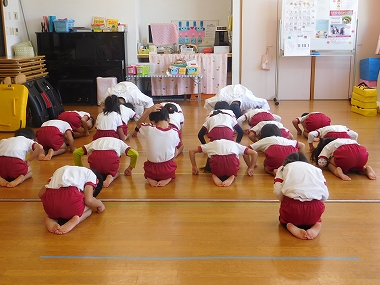 福角保育園空手体験会（2016年11月7日）