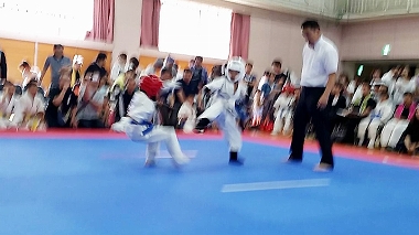 正道会館愛媛県少年空手道選手権大会（2016年10月9日）